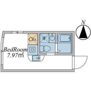 HJPLACEYOYOGIUEHARA【2階】の間取り
