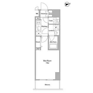 アスール北上野【2階】の間取り