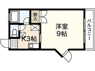 エンゼルタナカ【1階】の間取り