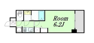 エステムコートディアシティWEST【5階】の間取り