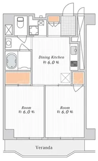 パシフィック哲学堂マンション【3階】の間取り