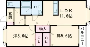 セルクル【1階】の間取り