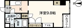 ソルヴェール舟入本町【4階】の間取り