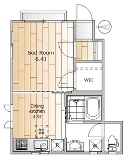 ガーデンハウス碑文谷【1階】の間取り