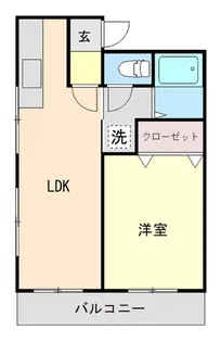 サンライズ高村【1階】の間取り