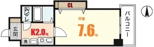 関本大町ビル【7階】の間取り