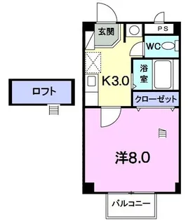 スクエア53【2階】の間取り