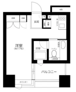 ザ タワー芝浦【11階】の間取り
