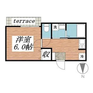 センターパーク北小金【1階】の間取り