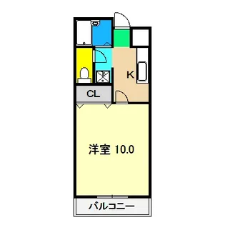 ガーデンハイム西村【1階】の間取り