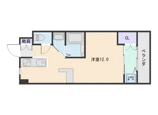 パレクイーンズ【6階】の間取り