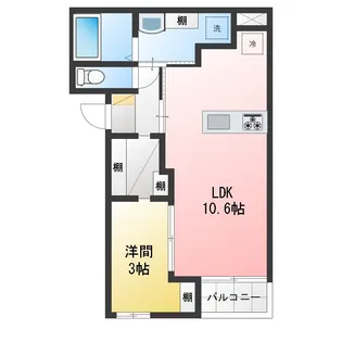アールズハウスNODA【2階】の間取り