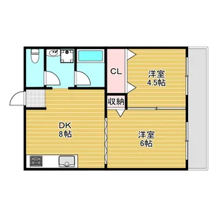 モーリスハイツ【2階】の間取り