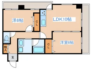 新宿セントビラ永谷【13階】の間取り