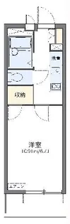 レオパレスタンポポ【1階】の間取り