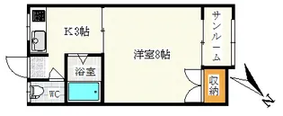 第2サンホワイト【2階】の間取り
