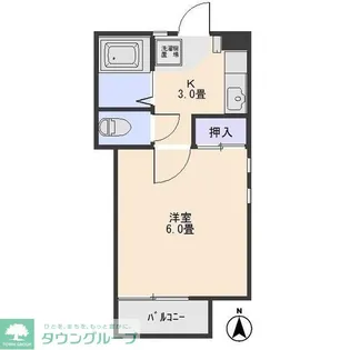 プレミールコートA【1階】の間取り