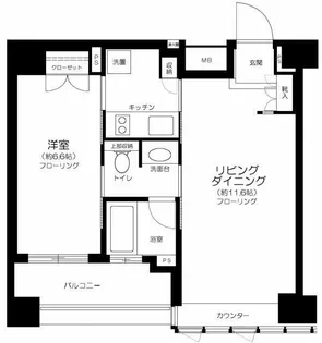レクセル高田馬場【7階】の間取り