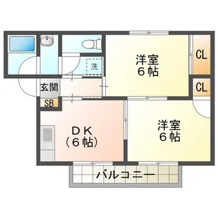リヴェール【1階】の間取り