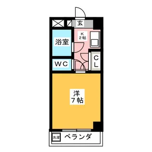 アドバンス【1階】の間取り