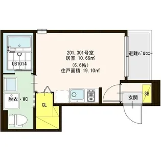 アルソーレ小岩【2階】の間取り