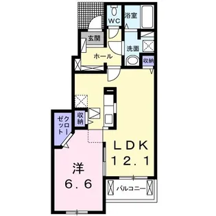 カレントA【1階】の間取り