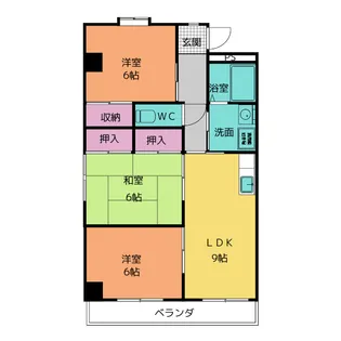 メゾン晃梅【1階】の間取り