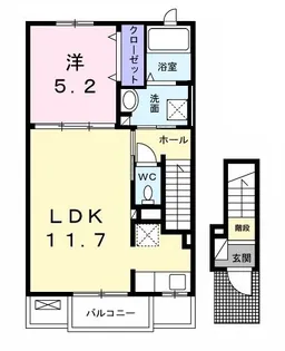 キアラ新田【2階】の間取り