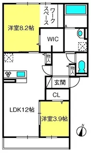 レジェーロ【1階】の間取り
