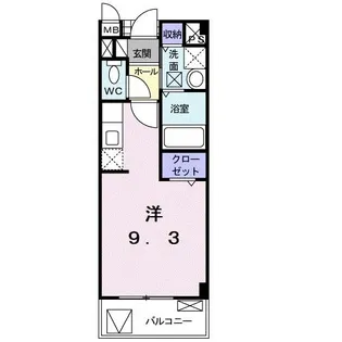 Warrior in 武蔵【2階】の間取り