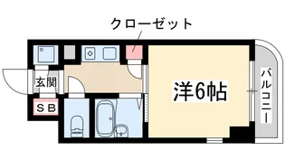 リーガル新大阪【7階】の間取り