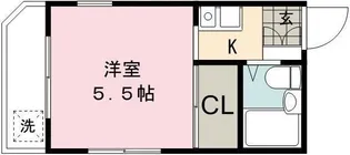 ディアコートカナスギ【1階】の間取り