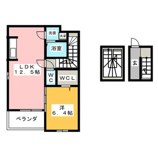 ウエルト【3階】の間取り