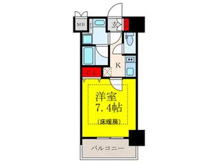 ZOOM江坂公園【11階】の間取り