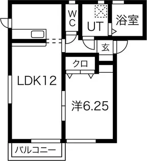 水沢ステーションアベニューD棟【2階】の間取り
