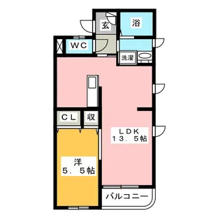 サンライフ ケンズ ヴィラ【2階】の間取り