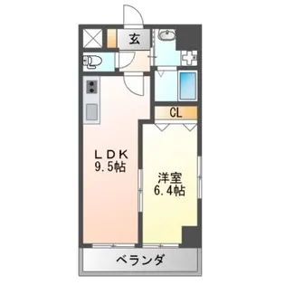 セイワコート松原【6階】の間取り