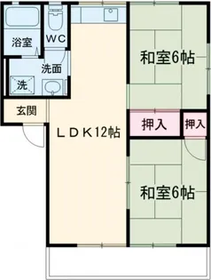 風薫るビレッヂA【2階】の間取り