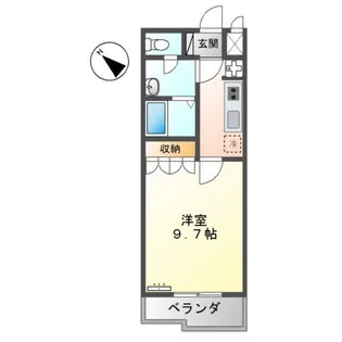 エスポアール【1階】の間取り