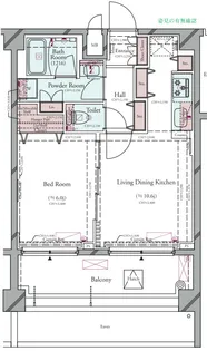 プラシア蒲田 THE GRAND RESIDENCE【6階】の間取り
