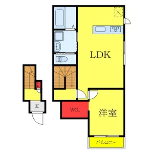 フォレストメゾン恭和II【2階】の間取り