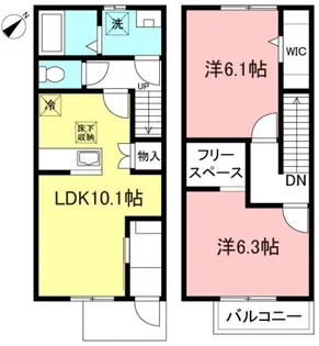 Maisonettepark木曽東の間取り