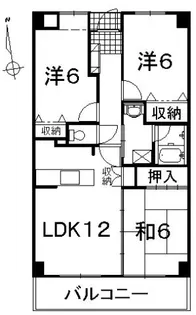 リビエール昭和町【2階】の間取り
