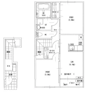 トレーフルII【2階】の間取り