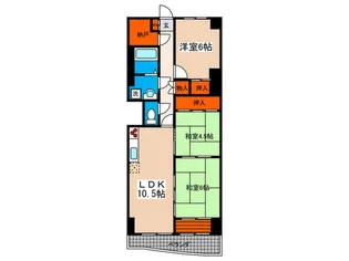 メゾン古江【7階】の間取り