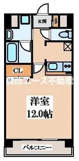 ジュネス花園【6階】の間取り