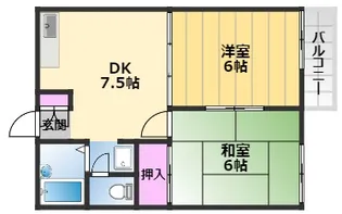 モアクレスト和気A【2階】の間取り