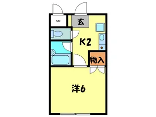 アルシュモンド【2階】の間取り