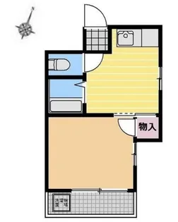 ハイツ田中【1階】の間取り