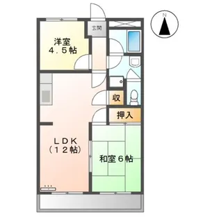 ダイナーズハイツ【2階】の間取り